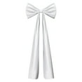 thumbnail image 2 of 71" x 19.7" Giant White Velvet Christmas Bow, Extra Large Decorative Ribbon for Holiday Decor, Big Bow Christmas Tree Topper, Door Wall Hanging, Wedding Birthday Party and Baby Shower Decorations, 2 of 3