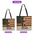 thumbnail image 5 of Freedom Paws Patriotic Airedale Terrier Vintage Memorial Day All Over Print 3D Canvas Tote Bag Dale Waterside Dog Lover Reusable Handbag - 12006, 5 of 5