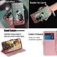 thumbnail image 3 of Case for Honor 50 LITE Cover Magnetic 3D Pattern Wallet Flip Case With Strap - Black cat and white cat, 3 of 5