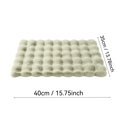 thumbnail image 3 of Pet Mat, Ultra Soft Faux Rabbit Fur Fluffy Plush, 1 Piece Bubble Textured Washable Pad, Warm Sleeping Cushion for Dogs Cats Small Medium Pets Indoor Couch Floor Crate Nest Use, 3 of 6