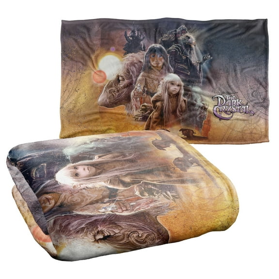 Dark Crystal Painted Poster Silky Touch Super Soft Throw Blanket 36" x 58"