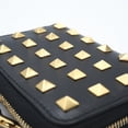 thumbnail image 4 of Pre-Owned VALENTINO Rockstud Wallet with Neck Strap WY0P0R48HXN 2-Way Shoulder Bag in Black and..., 4 of 11