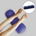 thumbnail image 5 of Leg Pillow for Sleeping Hip Pain Bolster Pillow for Legs Memory Foam Knee Pillow Leg Elevating Support Pillow for Ankle Rest and Foot Comfort 17.7" x 6.7" x 4.3" Blue, 5 of 8