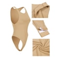 thumbnail image 7 of FOCUSSEXY One Piece Bodysuit for Women Tummy Control Sleeveless Racer Back Halter Neck Bodysuit Tank Tops Tummy Control Tops, 7 of 7