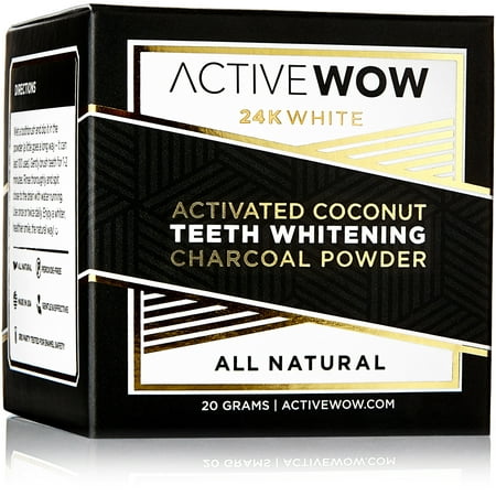 Active Wow Natural Charcoal Teeth Whitening