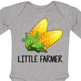 thumbnail image 4 of Inktastic Little Farmer with Corn Boys or Girls Long Sleeve Baby Bodysuit, 4 of 5