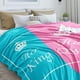 thumbnail image 2 of LHSHID Wedding Gifts for Couples Wife Anniversary Blanket Flannel Soft and Comfortable Anti static Bed Sofa Blanket 30x40in, 2 of 6