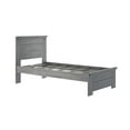 thumbnail image 3 of Plank+Beam Farmhouse Twin Bed Frame with Headboard, Solid Wood Platform Bed, Driftwood, 3 of 8