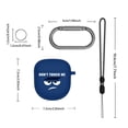 thumbnail image 3 of Funda de silicona para auriculares inalámbricos con estampado divertido para Bose QuietComfort Earbuds II JShteea El nuevo, 3 of 7