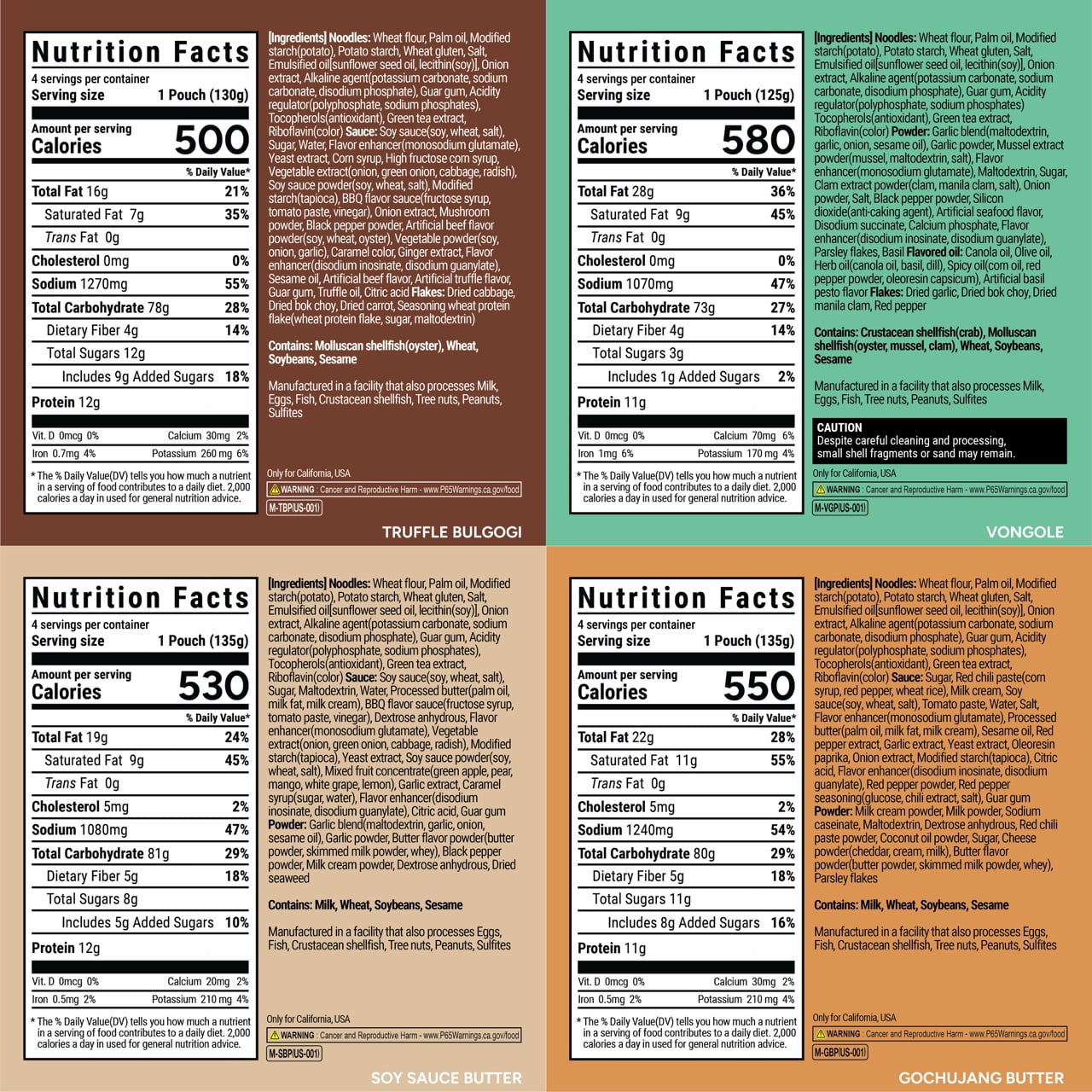 ARIH BTS' Choice Modern Noodle Bundle, Multiple Flavors