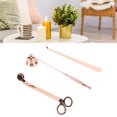 thumbnail image 4 of Candle Accessory Set, 3PCS Candle Cutter Snuffer Extinguisher Wick Dipper Gift Supplies Candle Snuffer And Wick Trimmer Candle Care Kit with Elegant Carving for Candle Lovers, 4 of 7