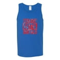 thumbnail image 2 of Straight Outta Buffalo BUF Fan | Fantasy Football | Mens Sports Graphic Tank Top, Royal, 3XL, 2 of 4