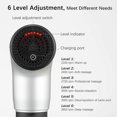 thumbnail image 3 of 6 Speeds Muscle Massage Gun Handheld Deep Tissue Muscle Massager Cordless Percussion with 4 Massage Heads, 3 of 5