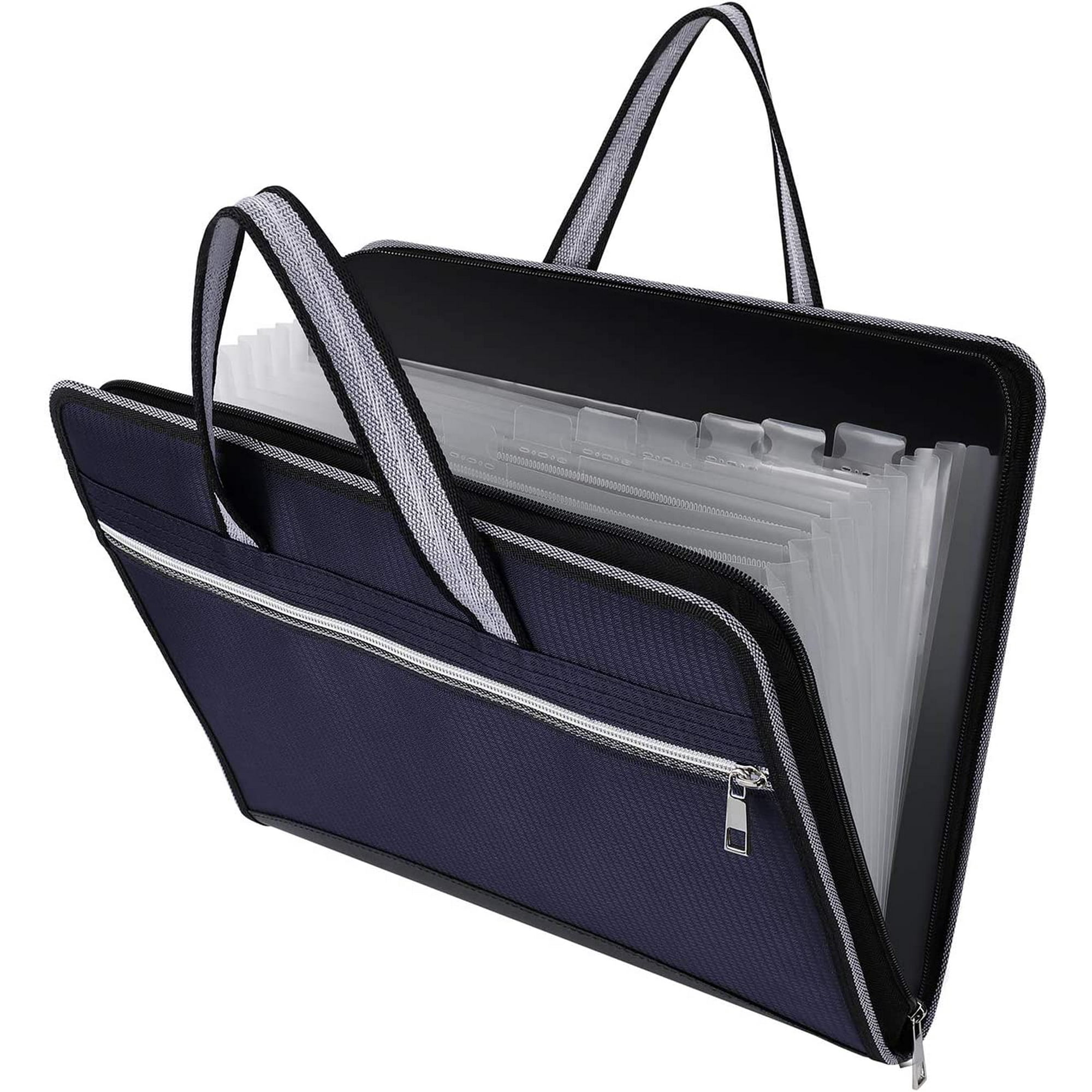 Suitcase Sorter Document Bag with 13 Compartments, Portable