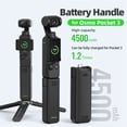 thumbnail image 3 of Battery Handle Grip Compatible For DJI Osmo Pocket 3 Action Camera Attachment Portable Handle Grip Charger Mobile Power Bank, 3 of 9