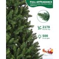 thumbnail image 6 of 6Ft Christmas Tree with Hinged Design | Realistic PVC Needles & Metal Stand | Easy 3-Step Assembly for Home Office Holiday Decor,Premium Unlit, 6 of 9
