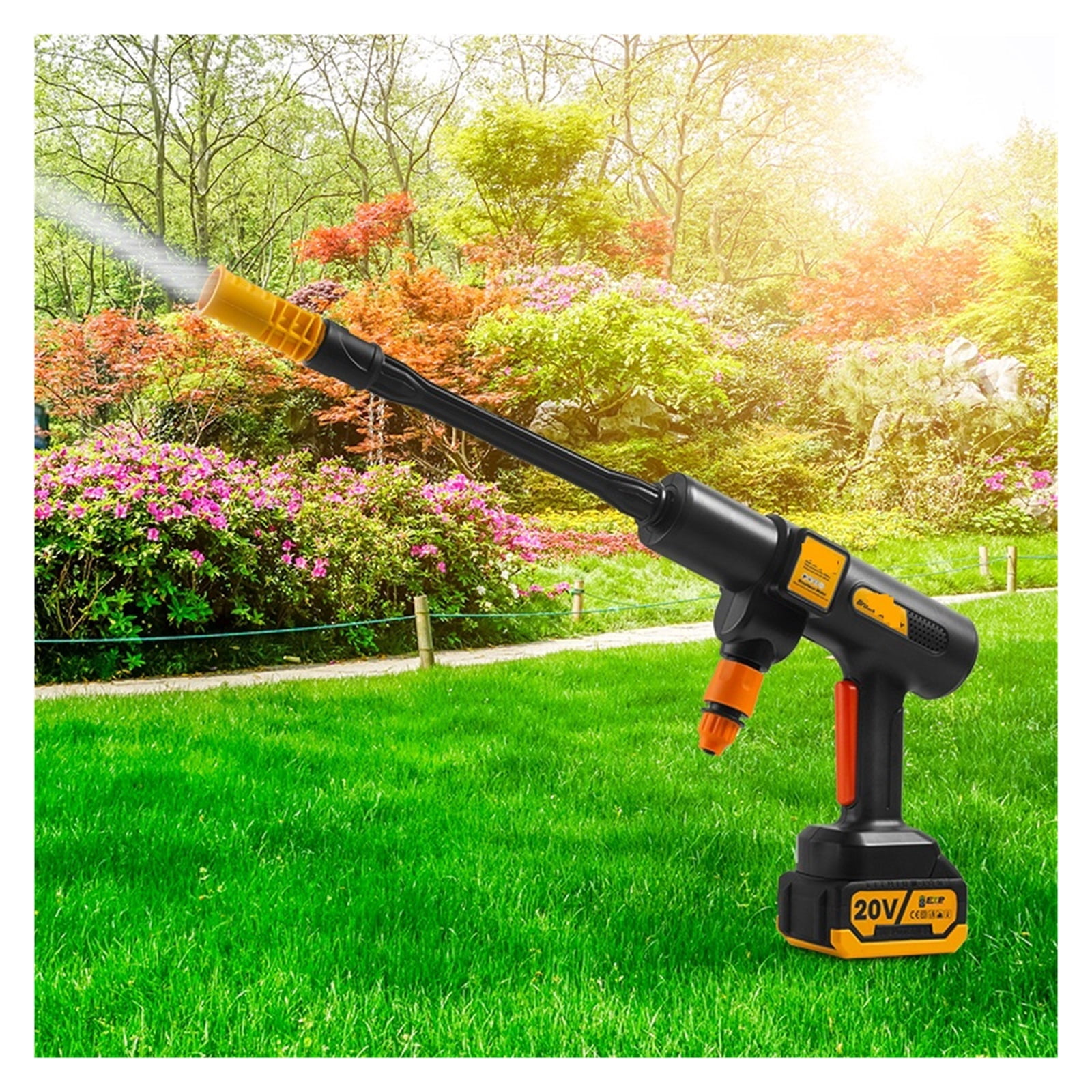 200Bar High Pressure Car Wash Washer Gun Foam Generator Water Gun Spray Cleaner Car Washing Machine For 18V Battery