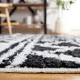 thumbnail image 4 of SAFAVIEH Augustine Kalina Geometric Area Rug, Black/Ivory, 9' x 12', 4 of 11