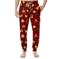 thumbnail image 2 of Christmas Mens Pajama Pants Funny Xmas Printed Sleepwear Pj Pants Christmas Soft Comfy Drawstring Bottoms Sleep Lounge Pj Pants, 2 of 7