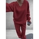 thumbnail image 4 of Conjunto Coordinado PRETTYGARDEN Sudadera Cuello V Pantalón Ancho XL, 4 of 6
