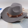 thumbnail image 4 of Chapeau de Cowboy Classification des Produits Style Western avec Bandeau Classique pour Hommes et Femmes, 4 of 4