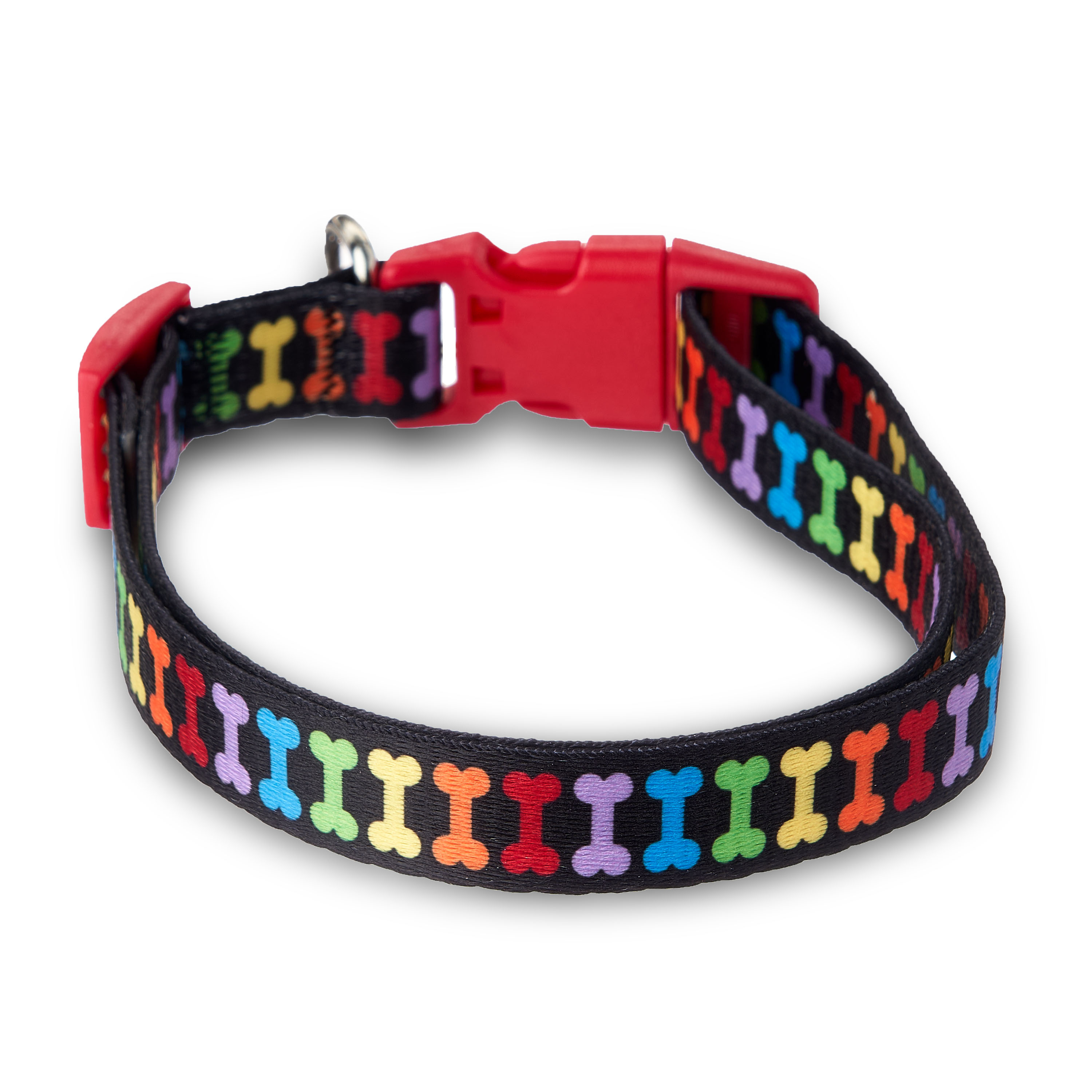Vibrant Life, Dog Collars, Bone Print Fashion Pet Collar, Multi-Color, Size Medium - image 2 of 10