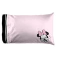 thumbnail image 4 of Jay Franco Kids Sheet Set with Fitted, Flat Sheets & Pillow Cover - Ultra-Soft Bedding with Pillowcase for Room Decor, Black - Minnie Mouse, 4 Piece Full, 4 of 4