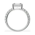 thumbnail image 3 of Unique Moments 2 ct Lab Grown Radiant Cut Diamond Engagement Solitaire Ring 14K White Gold, 3 of 7