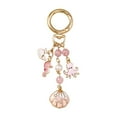 thumbnail image 1 of Llavero de playa, accesorio para llavero, regalo, decoración portátil, creativo, multiusos. Rosa, 1 of 9