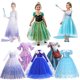 thumbnail image 2 of Vestido de princesa Anna y Elsa para niñas, disfraz de Frozen, Reina de la nieve, ropa de bebé, vestido de fiesta de Carnaval Fivean unisex, 2 of 2
