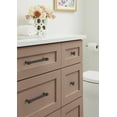 thumbnail image 3 of Amerock Faircrest 6-5/16 inch (160mm) Center-to-Center Oil-Rubbed Bronze Cabinet Pull, 3 of 7