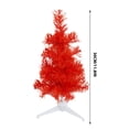 thumbnail image 3 of geerera 12 Inch Artificial Christmas Tree, Mini Tabletop Tree with Plastic Stand, Holiday Party Decor, for Home Display, Office Decor, Festive Decoration, 3 of 5
