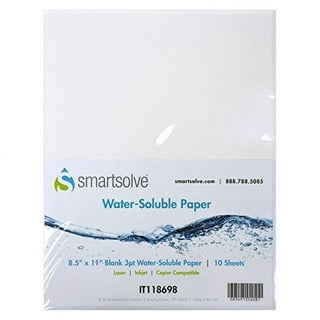  Water Soluble Paper, 20 1/2 Wx165 Ft. : Office Products