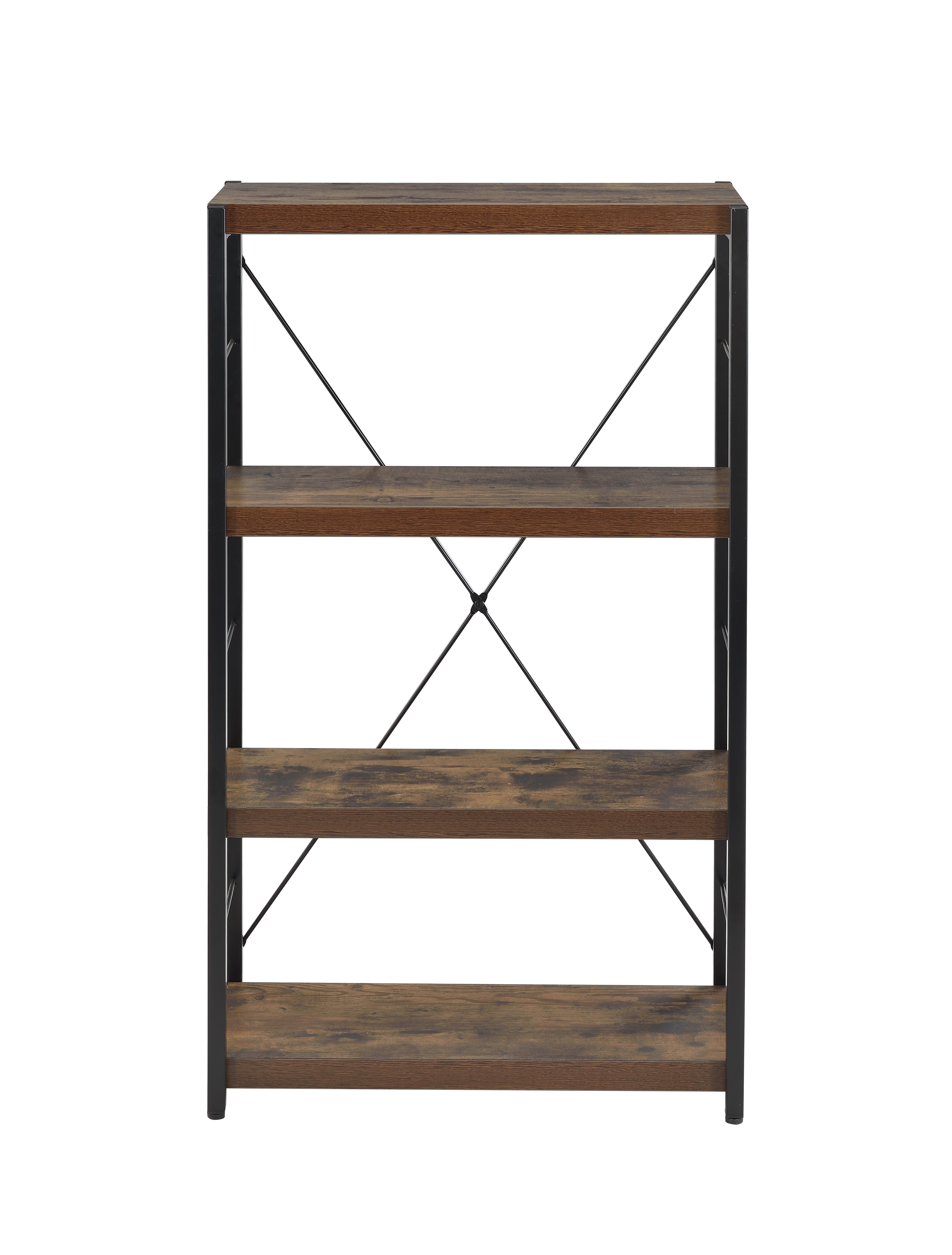 Bookshelf, Oak & Black Finish
