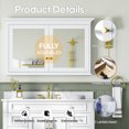 thumbnail image 6 of ANGELES HOME 48"x 30" Wall Mount Bathroom Mirror Cabinet, Wood Medicine Cabinet with Mirrors, Solid Wood Mirror Cabinet Storage with 4 Shelves and 2 Soft-Close Door, 6 of 8