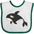 thumbnail image 3 of Inktastic Killer Whale Boys or Girls Baby Bib, 3 of 4
