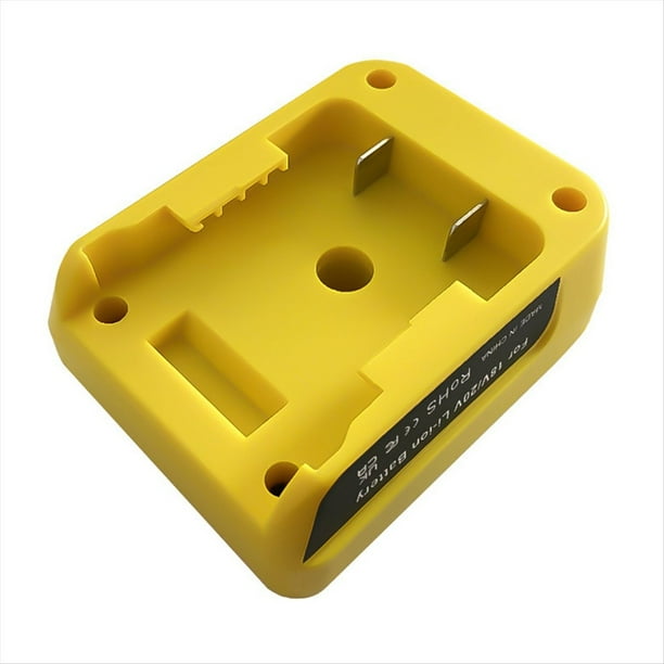 Adaptador de Batería con Puerto de Carga Rápida USB Dual para Batería de Iones de Litio para XR 18V 20V DCB180