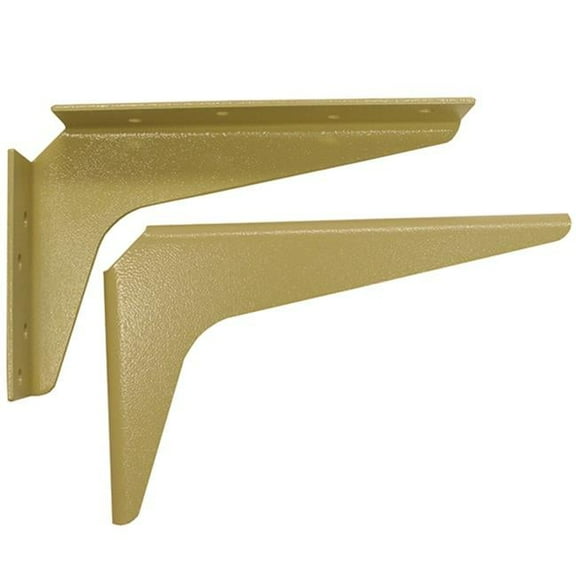 Shelf Support Brackets, Almond - 5 x 8 in.