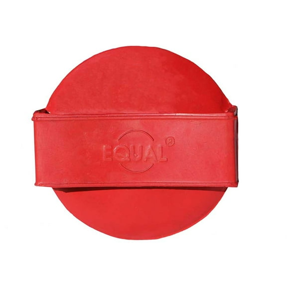 Round Curry Grommer with Handle - Red