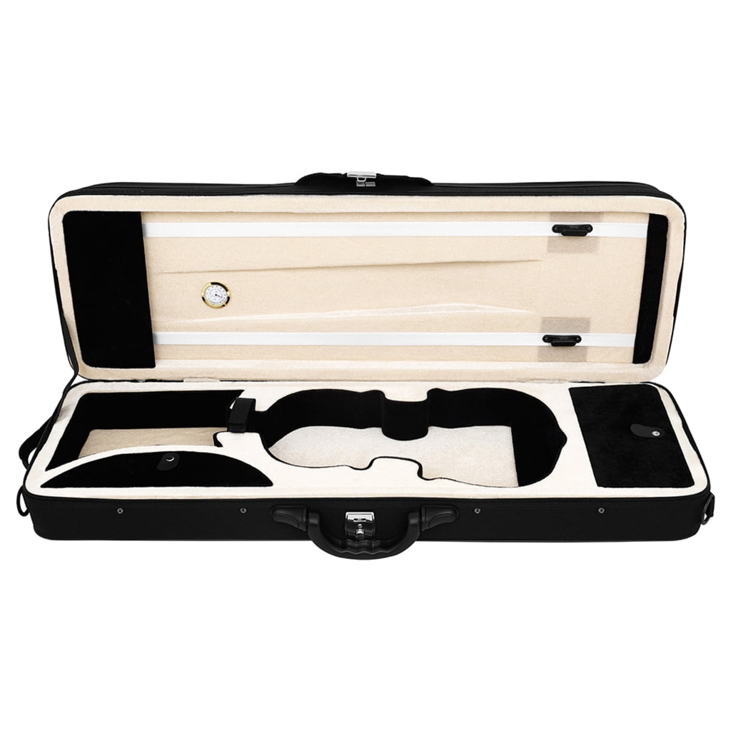 WINDLAND Violin Case with Shoulder Strap and Bows Holders Violin Accessories Storage