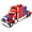 red, variant on 1: 24 ratio suitable for Peterbilt 389 tractor trailer toy truck children's car, Lonestar design, with functions, prefabricated semi-trailer, Reali