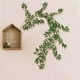 thumbnail image 4 of Cortina de pared verde artificial - enredadera de hiedra plástica de 1,7 m de longitud con 54 hojas para la decoración interior, 4 of 6