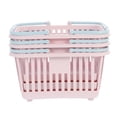 thumbnail image 3 of 3pcs Small Plastic Baskets Handheld Shopping Baskets Sundries Storage Baskets, 3 of 8