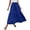 Blue, variant on Ediodpoh Women's Skirts High Waist A Line Skirt with Three Layer Tiered Design for Daily Casual Wear Comfortable Stretchy Flowy Midi Long Skirts for Women Yellow S