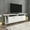 White Gold, variant on Omar 63 inch TV Stand Console Table for up to 70 inch TVs- Sapphire Oak Black
