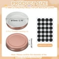 thumbnail image 2 of Uxcell 6Pcs Tapa de Lata para Conservas con Etiqueta para Tarros Mason Regulares Oro Rosa (70mm), 2 of 7