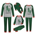 thumbnail image 4 of Penkiiy Matching Family Christmas Pajamas Set Boys Girls Holiday Pjs for Women Men Sleepwear Green 3XL, 4 of 6