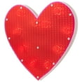 thumbnail image 6 of Northlight 12" Lighted Shimmering Red Heart Valentine's Day Window Silhouette, 6 of 8