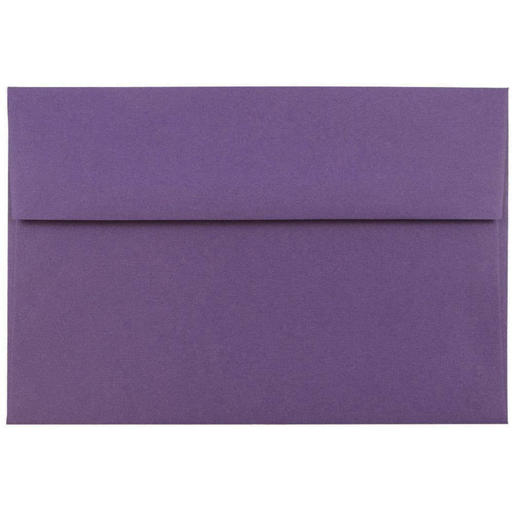 5 1/4 x 7 1/4 - Ultra Lime Green JAM PAPER A7 Colored Invitation Envelopes 133.3 x 184.1 mm 25/Pack