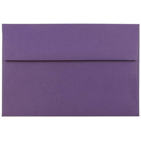 UPC: 0609465305288 | JAM A7 Envelopes  5 1/4 x 7 1/4  Dark Purple  25/Pack